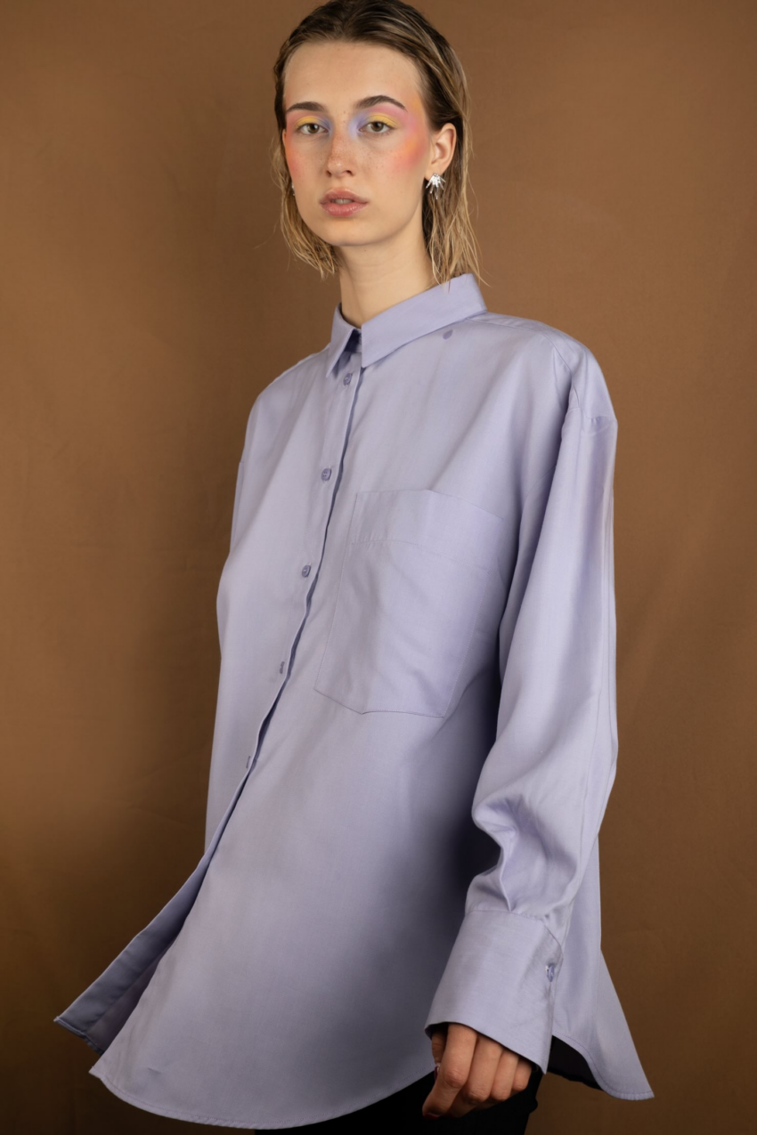 Hemdbluse flieder