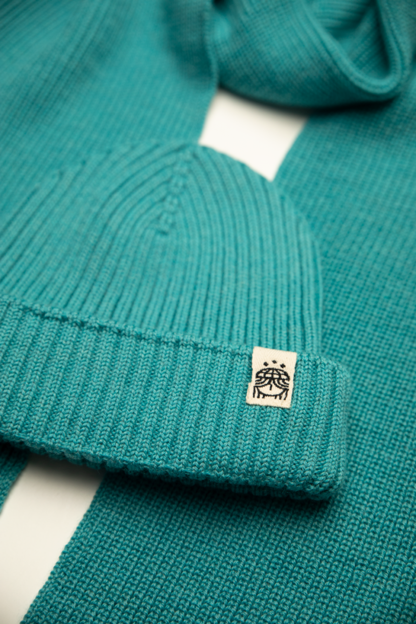 Slim Fit Blau türkis